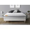 Image de Septnuits Matelas + sommier kit Blanc 180x200 Memo Spring Ressorts ensachés Maxi épaisseur | Epaisseur : 22 cm | Confort : Ferme