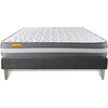 Image de Septnuits - Ensemble matelas et sommier Memo Plus gris - 140x190 cm 140x190 cm
