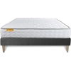 Image de Septnuits - Ensemble matelas et sommier Memo gris - 140x190 cm 140x190 cm