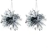 Image de Set de 2 Pompons de Noel Argent