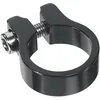 Image de cyclingcolors Collier de serrage de tige de selle Aluminium à visser fixation tube vélo vtt route ville cycle universel, diamètre 28.6 mm (noir)