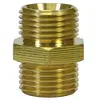Image de Raccords et outils de liaison adaptés aux nettoyeurs haute pression : Raccord male/male : Mamelon 3/8, Raccord nettoyeur haute pression