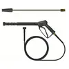 Image de Ensemble d'accessoires pour nettoyeur haute pression avec flexible, poignée et lance : Pack lavor turbo lance + poignee + flexible