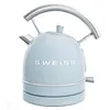 Image de Bouilloire vintage - SWEISS - KTL6 - 2200 W - 18 L - Socle 360° - Bleu
