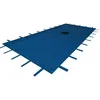 Image de TERRE JARDIN Bache Piscine Hivernage en Polyéthylène 140g/m² - Bache Protection pour Piscine Rectangulaire - Bâche Résistante Oeillets Aluminium Pattes d'attache - 12 x 6 - Bleu