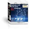Image de LA BOUTIQUE DE Noël Guirlande lumineuse led fil cuivre électrique - 20 mètres - Blanc