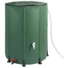 Image de TERRE JARDIN - Réservoir Récupérateur Eau de Pluie, 750 L - Cuve Eau de Pluie, Pliable, en PVC Armée - Réservoir avec Robinet d'Arrêt et Robinet d'Écoullement - 750 litres - Vert