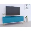 Image de DecoInParis Meuble TV XXL 1 tiroir 1 Porte Bleu Canard Darina