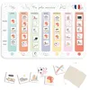 Image de L’atelier gigogne- Semainier enfant-Calendrier Éducatif Montessori 3-8ans-1 plateau magnétique-64 magnets-Routine-planificateur semaine- organisateur -Fabriqué en France-SEMA