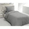 Image de PARURE DE COUETTE LOVELY HOME - 140x200 cm - 100% COTON - GRIS CLAIR
