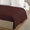 Image de Drap Plat - LOVELY HOME - 100% coton - 180 x 290 cm - Marron