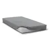 Image de Drap housse - HOME LINGE PASSION - HP71769 - 160 x 200 cm + 30 cm bonnet - Microfibre - 82 g - Gris clair