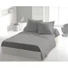 Image de Drap plat - HOME LINGE PASSION - Microfibre 82 g - 240 x 300 cm - Gris clair