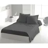 Image de Drap plat - HOME LINGE PASSION - Microfibre 82 g - 240 x 300 cm - Anthracite