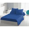 Image de Drap plat - HOME LINGE PASSION - Microfibre 82 g - 240 x 300 cm - Bleu