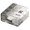 Image de borne de connexion - a leviers - 3 entrées - bizwing 0.2 à 4 mm2 - boite de 50 - bizline 301613