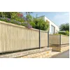 Image de CASANOOV Kit Occultation en Lattes PVC Beige CINTO   400 x 173 cm de 68 lames Rouleau Brise-Vue pour Grillage 55 min Rigide   Protection Intimité Jardin, Terrasse & Extérieur   Installation Facile