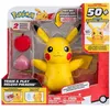 Image de Bandai   Pokémon   Pikachu Deluxe interactif et ses accessoires   Jouet Pokémon avec Lumières Sons et Mouvements - Figurine Pikachu Électronique + de 50 Interactions - Jouet Enfant 4 ans et + - JW3330