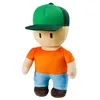 Image de BANDAI - Stumble Guys - Mr Stumble - Grande Peluche 30 cm colorée Jeu vidéo Stumble Guys - Peluche Mr Stumble à Collectionner - PMS7008A