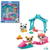 Image de Pack A Theme 3 Pets - Bandai - Littlest Pet Shop Neige - Animaux Et Accessoires en occasion ou reconditionné