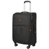 Image de BEMON Valise Souple en Toile 4 Roues 66cm Menton Noir