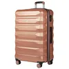 Image de BEMON Grande Valise Rigide en Coque 4 Roues 85cm Nice Rose