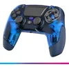 Image de Oniverse Manette PS4 PS3 PC ANDROID iOS, sans fil, Sortie Casque Stéréo, Vibrations réglables, Pavé tactile, boutons macro, mode Turbo, Wake up, Gyroscope 6 axes, Revolt (Neptune Blue/Bleu)