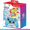 Image de Oniverse Pack 2 en 1 Manette Switch + Jeu Asterix & Obelix BLT (Code téléchargement), manette sans fil Switch OLED Lite, Vibrations réglables, mode Turbo, Astralite (Rigel Blue/Bleu)