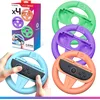 Image de Oniverse Pack de 4 Volants de Course Manettes pour Nintendo Switch 2 - Accessoires Switch 2 pour Mario Kart, Supports Volant Orange Bleu Vert Violet, Intuitif, Boutons SL/SR Accessibles - Pour Joy Con