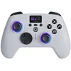 Image de Oniverse Manette sans fil pour Switch 2/Switch/OLED/Lite/PC/Mobile, Écran intégré, Joysticks et gâchettes Hall Effect, 11h, Tactile switch D-pad, Boutons macro arrière mécaniques - Aura (White)