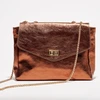 Image de 1987 by Abaco - Sac bandoulière en Cuir Maku bronze - 27x20x6.5 cm OS