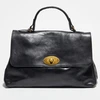 Image de 1987 by Abaco - Sac à main en Cuir Tina noir - 25x38x14 cm OS