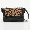 Image de Abaco Paris - Mini pochette en Cuir d'Agneau Joe léopard/noir - 20x12.5x3 cm OS