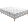 Image de Douces Nuits Ensemble Morpheo Mousse HR 42g/m3 + Sommier Base Ferme 180x200 - Double Sommier
