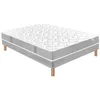Image de Douces Nuits Ensemble Maeva Mousse HR 35g/m3 + Sommier Base Morpho 160x200 - Double Sommier