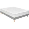 Image de Douces Nuits Ensemble Aline 598 Ressorts ensachés + Sommier Base Morpho 160x200 avec 2 sommiers