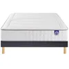 Image de Mérinos Ensemble Beauty Bed - 560 Ressorts ensachés + Sommier Confort Ferme 140x200