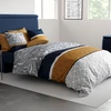 Image de My Home Collection - Parure Housse de couette Dakota beige 240x220 cm