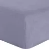 Image de Bâton Rouge Drap Housse 180x200 cm 2 Personnes Bonnet 40 cm Signature Uni Mineral - Certifié Oeko-Tex - 100% Lin Lavé