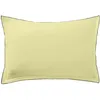 Image de Bâton Rouge Lot de 2 Taies d'oreiller 50x70 cm Unie Jaune Beurre Signature - Oeko-Tex® - 100% Lin Lavé