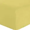 Image de Bâton Rouge Drap Housse 140x190 cm 2 Personnes Bonnet 30 cm Signature Uni Poire - Certifié Oeko-Tex - 100% Lin Lavé