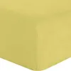 Image de Bâton Rouge Drap Housse 180x200 cm 2 Personnes Bonnet 30 cm Signature Uni Poire - Certifié Oeko-Tex - 100% Lin Lavé