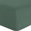 Image de Bâton Rouge Drap Housse 180x200 cm 2 Personnes Bonnet 30 cm Signature Uni Pin - Certifié Oeko-Tex® - 100% Lin Lavé