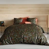 Image de My Home Collection - Parure housse de couette 100% Percale de Coton Bogota verte 260x240 cm
