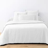 Image de Blanc Passion - Parure housse de couette unie blanche 140x200 cm