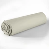 Image de Blanc Passion - Drap Housse en coton bonnet 35 cm uni grège 90x190 cm