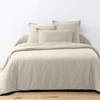 Image de Blanc Passion - Parure housse de couette unie ivoire 240x220 cm