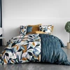 Image de Atelier du Coton - Parure housse de couette Floris multicolore 240x220 cm