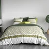 Image de Atelier du Coton - Parure housse de couette Nayaa verte 240x220 cm