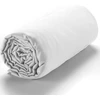 Image de Baton Rouge - Drap housse satin de coton lavé bonnet 30 cm blanc 160x200 cm
